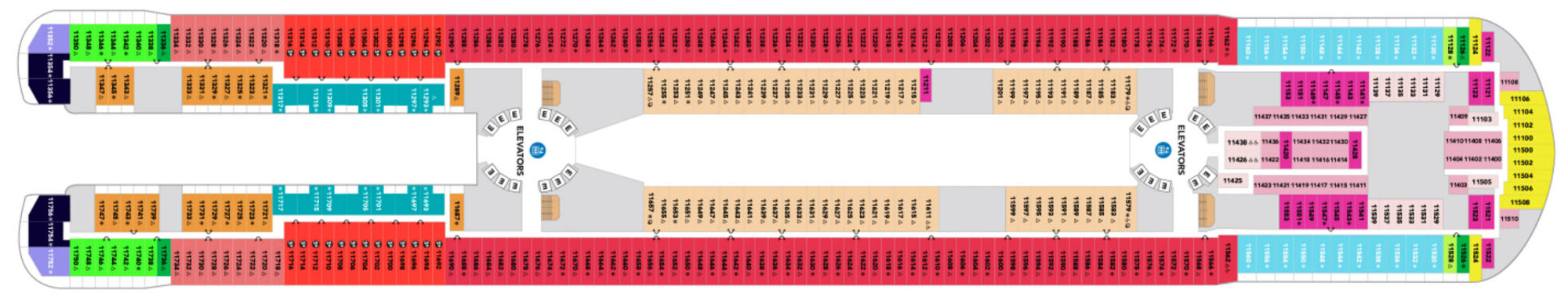 Deck 11 plan